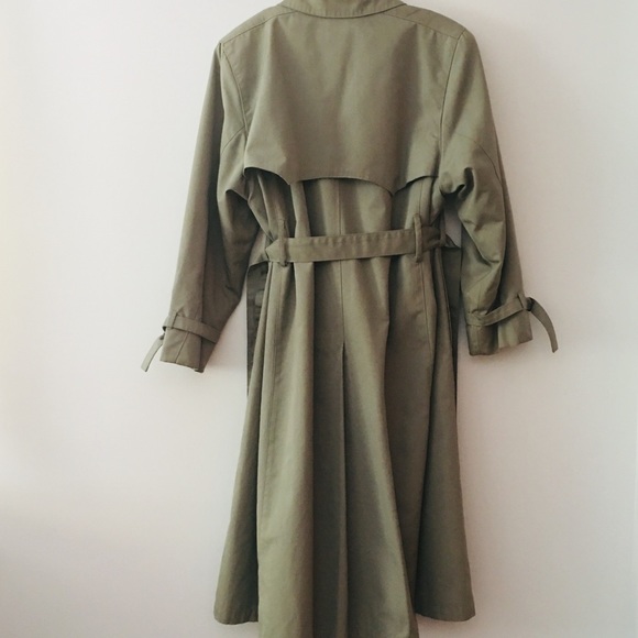 ✨💚✨ Vintage London Fog Double Breasted Trench Coat 8P - Picture 4 of 11